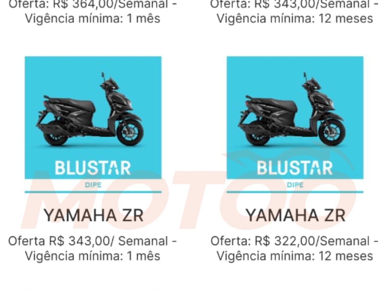 Novas Motos Yamaha para Aluguel: Plataforma Expande Frota no Brasil