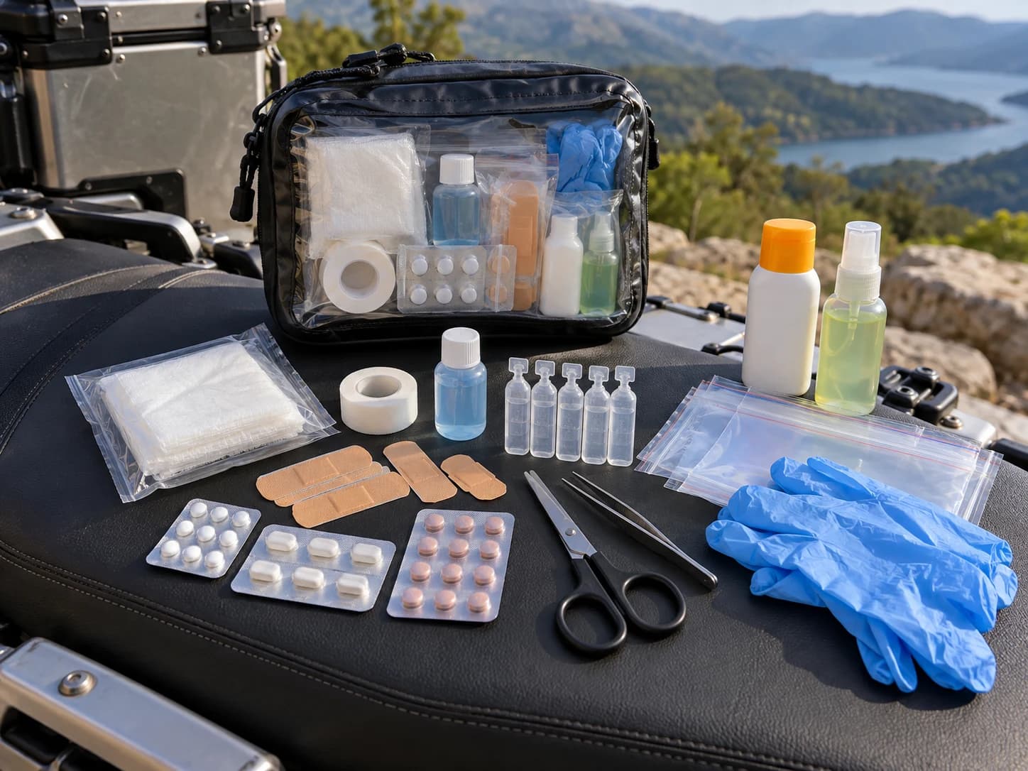 Kit de Primeiros Socorros para Viagem de Moto: O Que Levar