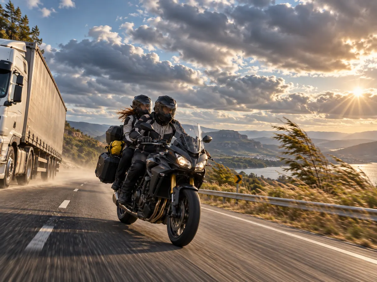 Vento Lateral na Moto: 6 Dicas de Pilotagem Segura